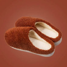 Load image into Gallery viewer, Fuzzy House Slippers Memory Foam Slippers Slip