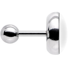 Load image into Gallery viewer, 16G 1/4 Black White Leopard Eyes Tragus Cartilage Earring