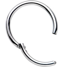 Load image into Gallery viewer, 16G 3/8 Solid G23 Implant Grade Titanium Hinged Segment Ring