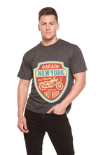 Load image into Gallery viewer, Garage New York Men's Bamboo Viscose/Organic Cotton Short Sleeve Graphic T-Shirt