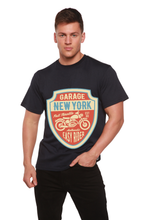 Load image into Gallery viewer, Garage New York Men's Bamboo Viscose/Organic Cotton Short Sleeve Graphic T-Shirt