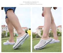 Load image into Gallery viewer, Garden Clog Women Quick Drying Summer Beach Slipper Flat Outdoor Sandals Breathable Mesh Sandals Beach Footwear Anti-Slip Slippers Quick Drying Sandals