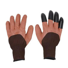 Load image into Gallery viewer, Garden Gloves With Fingertips Claws ABS Plastic Garden Rubber Gloves Gardening Digging Planting Durable Gloves With Claws Waterproof Outdoor Work Breathable Glove Best Gift For Gardener