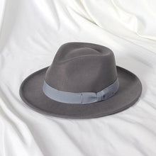 Load image into Gallery viewer, Gentleman New Fashion Men Fedoras Hat Jazz Hat With Bow Tie Fedora Hats Fashionable Classic Wide Brim Hat Elegant Soft Outdoor Cap Casual Hat For Daily Wear