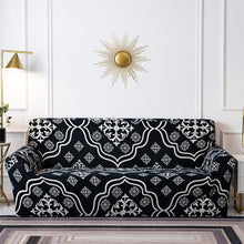 Load image into Gallery viewer, Geometric Sofa Covers Stretch Plaid Sofa Slipcovers for Living Room Elastic Sofa Cover Couch Armchair Cover Towel 1 2 3 4 Seater Slipcover For Sofas Loveseat Armchair Living Room Universal Furniture