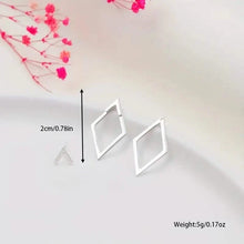 Load image into Gallery viewer, Geometric Stud Earrings