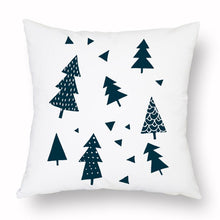 Load image into Gallery viewer, Geometry Cushion Cover Trees Cactus Bear Star Pattern Cushion Cover Pillowcase Cotton Pillow Sofa Throw White Printed Print Decorative Pillow Covers For Sofa Bed Sweet Home Decor Case 45x45CM