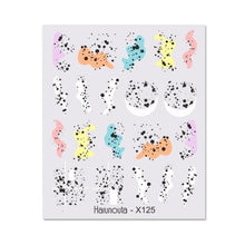 Load image into Gallery viewer, Geometry Line Stripe Nail Sticker Floral Butterfly Design Water Decals Slider Wraps Decoration Nail Art Accessories Water Transfer Nail Decals Sticker For Pretty Girl Self-Adhesive Nail Decals Designer Nail Stickers for Acrylic Decal Decoration