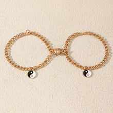 Load image into Gallery viewer, Girlfriends Charming Couple Magnet Bracelets For Women Gold Bracelet Love Heart Magnet Chain Bracelet Magnet Attracting Couple Bracelet Set Heart Friendship Bracelet For Girlfriend Boyfriend Gifts