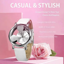 Load image into Gallery viewer, Girls Cute Elegant Hollow Out Mouse Quartz Watch With Faux Leather Band
