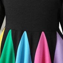 Load image into Gallery viewer, Girls' Rainbow Casual Dress