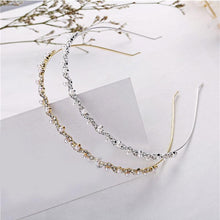 Load image into Gallery viewer, Girls Shiny Luxury Rhinestone Hair Band High Quality Diamond Pearls Hair Hoop Accessories for Women Crystal Headbands Ornaments