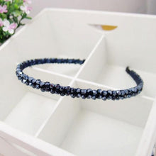 Load image into Gallery viewer, Girls Shiny Luxury Rhinestone Hair Band High Quality Diamond Pearls Hair Hoop Accessories for Women Crystal Headbands Ornaments