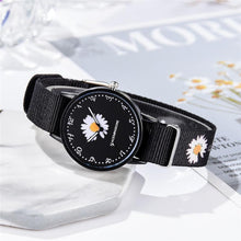 Load image into Gallery viewer, Girls Small Elegant Wrist Watch Women Fashion Nylon Strap Dress Quartz Watch Simple Wild Girlfriends Couple Watch Analog Quartz Watches With Nylon Strap Nylon Band Wristwatch