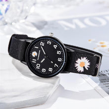 Load image into Gallery viewer, Girls Small Elegant Wrist Watch Women Fashion Nylon Strap Dress Quartz Watch Simple Wild Girlfriends Couple Watch Analog Quartz Watches With Nylon Strap Nylon Band Wristwatch