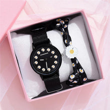 Load image into Gallery viewer, Girls Small Elegant Wrist Watch Women Fashion Nylon Strap Dress Quartz Watch Simple Wild Girlfriends Couple Watch Analog Quartz Watches With Nylon Strap Nylon Band Wristwatch