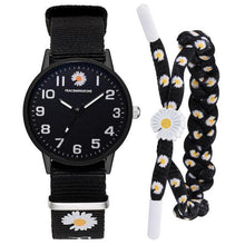 Load image into Gallery viewer, Girls Small Elegant Wrist Watch Women Fashion Nylon Strap Dress Quartz Watch Simple Wild Girlfriends Couple Watch Analog Quartz Watches With Nylon Strap Nylon Band Wristwatch