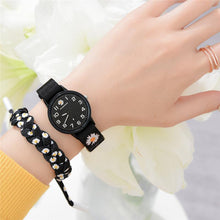 Load image into Gallery viewer, Girls Small Elegant Wrist Watch Women Fashion Nylon Strap Dress Quartz Watch Simple Wild Girlfriends Couple Watch Analog Quartz Watches With Nylon Strap Nylon Band Wristwatch