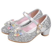 Load image into Gallery viewer, Girls'Heels Party Mary Jane Basic Pump Dress Crystal Bowknot