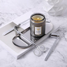 Load image into Gallery viewer, Glass Scented Candle Holder Romantic Wedding Candlestick Soy Candle For Home Large Glass Jar Candle Gift Long Burning Fine Transparent Crystal Glass Candlestick Dining Home Decor
