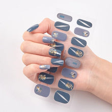Load image into Gallery viewer, Glitter Series Shiny Manicure Decoration Designed Nail Art Stickers Nail Decoration Nail Wraps Shiny Tattoos Kids Nails Art Decoration Nail Strips Shiny French Tip Guides Stickers French Nail Stickers Form Fringe Guides