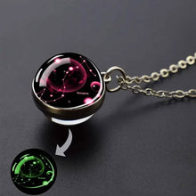 Load image into Gallery viewer, Glow-in-the-Dark Zodiac Pendant Necklace