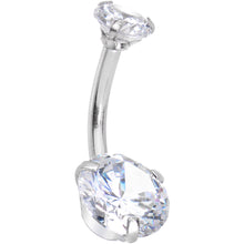 Load image into Gallery viewer, Clear Black CZ Gem Sassy Sparkle Butterfly Dangle Belly Ring
