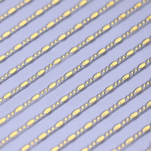 Load image into Gallery viewer, Gold 3D Nail Sticker Curve Stripe Lines Nails Stickers Gradient Adhesive Striping Tape Nail Foil Nail Art Stickers Decals Silver Strip Line Nail Decal Self-Adhesive 3D Wave Decal Decoration Metallic Curve Design Decoration for Women Girls