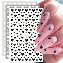 Load image into Gallery viewer, Gold Christmas Snowflake 3D Nail Stickers Sparkly Iridescent Silver Xmas Tree Elk Deer Transfer Sliders Winter Nails Accessories Design Decor Tip Transfer Nail Decals Sticker For Pretty Girl Self-Adhesive Nail Decals Designer Nail Stickers