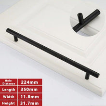 Load image into Gallery viewer, Gold Kitchen Door T Bar Straight Cupboard Handle Knobs Cabinet Pull Aluminum Alloy Handles Furniture Handle T Bar Handles for Kitchen Cabinets Door Brushed Brass Drawer Pulls Knobs Stainless Steel Furniture Hardware