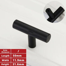 Load image into Gallery viewer, Gold Kitchen Door T Bar Straight Cupboard Handle Knobs Cabinet Pull Aluminum Alloy Handles Furniture Handle T Bar Handles for Kitchen Cabinets Door Brushed Brass Drawer Pulls Knobs Stainless Steel Furniture Hardware