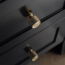 Load image into Gallery viewer, Gold Luxury Door Handles Zinc Alloy Cabinet Handle Drawer Knobs European Wardrobe Pulls Kitchen Furniture Handle Wardrobe Drawer Dresser Closet Furniture Door Handles Knobs Kitchen Office Home Hardware