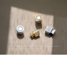 Load image into Gallery viewer, Gold Luxury Door Handles Zinc Alloy Cabinet Handle Drawer Knobs European Wardrobe Pulls Kitchen Furniture Handle Wardrobe Drawer Dresser Closet Furniture Door Handles Knobs Kitchen Office Home Hardware