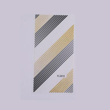 Load image into Gallery viewer, Gold Silver 3D Nail Sticker Curve Stripe Lines Nails Stickers Gradient Adhesive Striping Tape Nail Art Stickers Decal Decoration Metallic Curve Strip Line Nail Decal Self-Adhesive 3D Wave Design Decoration for Women Girls