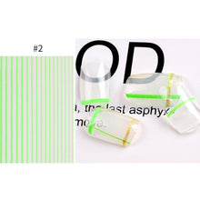 Load image into Gallery viewer, Gold Silver 3D Nail Sticker Curve Stripe Lines Nails Stickers Gradient Adhesive Striping Tape Nail Art Stickers Decal Decoration Metallic Curve Strip Line Nail Decal Self-Adhesive 3D Wave Design Decoration for Women Girls