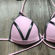 Load image into Gallery viewer, Golden Bikini Set Padded Women Swimsuit Push Up Swimwear Summer Beachwear Bathing Suit Women's Push Up Two Piece Bikini Swimsuits Elegant Lace Up Bathing Suits