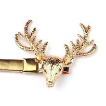 Load image into Gallery viewer, Golden Silver Curtain Clip Curtains Holders Feather Shape Tieback Buckle Clips Curtain Accessories Home Decor Modern Simple Style Curtain Tie Backs Decorative with Spring Curtain Strap Metal Plating Decorative Accessories 30cm