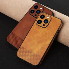 Load image into Gallery viewer, Gorgeous Luxury Genuine Leather Phone Case For iphone 13 Pro Max 12 11 14Pro Max XR XS MAX 7Plus Shockproof Cover Full Protective Slim Leather Luxury PU Flexible Bumper Non-Slip Grip Shockproof Full Body Protective Cover Men Women Phone Cases
