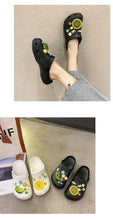 Load image into Gallery viewer, Gray Cute Summer Sandals Women Beach Sandals Non Slip Comfortable Lightweight Outdoor Sandals Woman Light Weight Quick Drying Slip-On Garden Clog Shoes Rubber Slipper