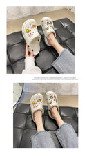 Load image into Gallery viewer, Gray Cute Summer Sandals Women Beach Sandals Non Slip Comfortable Lightweight Outdoor Sandals Woman Light Weight Quick Drying Slip-On Garden Clog Shoes Rubber Slipper