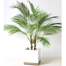 Load image into Gallery viewer, Green Artificial Palm Leaves Plastic Tropical Tree Fake Indoor Outdoor Garden Home Outdoor Decorations
