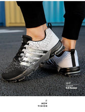 Load image into Gallery viewer, Green Breathable Mens Running Sneakers Outdoor Marathon Lightweight Running Mens Sport Shoes Athletic Footwear Breathable Comfortable Athletic Sport Sneakers