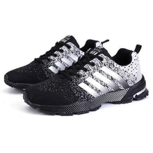 Load image into Gallery viewer, Green Breathable Mens Running Sneakers Outdoor Marathon Lightweight Running Mens Sport Shoes Athletic Footwear Breathable Comfortable Athletic Sport Sneakers