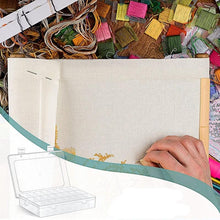 Load image into Gallery viewer, Grids Plastic Organizer Box Craft Organizer Storage with Adjustable Dividers Bead Box Fishing Tackles Box Jewelry Box Plastic Craft Storage Box Thick Hard Plastic Hobby Craft Storage Box