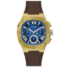 Load image into Gallery viewer, Guess Men's Brown Gold Tone Multi-function