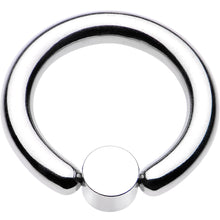 Load image into Gallery viewer, 8G 1/2 Clear Gem 5mm Disc BCR Captive Ring