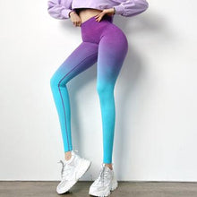 Load image into Gallery viewer, Gym Legging Women Workout Fitness Jogging Running Leggings For Women Lifting Yoga Pants Tummy Control Tight Leggings Stretch Sportswear Anti Cellulite Yoga Pants