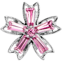 Load image into Gallery viewer, Pink CZ Gem Lil Lily Cartilage Tragus Earring