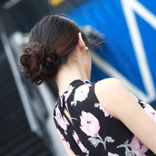 Load image into Gallery viewer, Hair Bun Extensions Messy Curly Elastic Hair Scrunchies Hairpieces Synthetic Chignon Donut Up-do Hair Pieces Clip in Hair Extension For Volumized Hair Buns For Girls