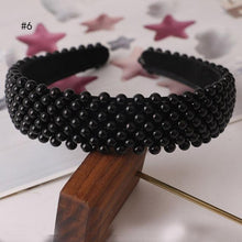 Load image into Gallery viewer, Hair Hoop women hairbands Sweet Headbands for Women Beaded Pearl Headbands Hair Accessories Gorgeous Hair Accessories For Women